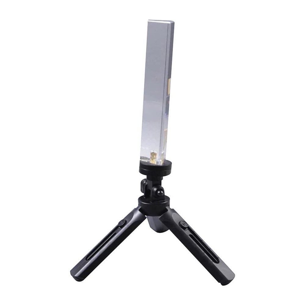 atcdfuw Optical Glass Triangular Prism With Stand & 1/4 InThread Crystal Rainbow Maker Photography Science Experiments Glass Triangular Prism