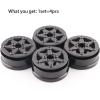 1.9" Aluminum Beadlock Wheel Rims 4PCS Carbon Fiber for 1/10 RC Crawler TRX4 Axial Capra SCX10 VS4-10 Gen8 Upgraded Carbon Fiber 1.9 Beadlock Wheel Rims view 4