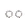 BTAKANPP New Years Earrings 2022 Korean Exquisite Earrings High End Simple Hollow Earrings Earring Studs Pack (Gold, One Size) view 1