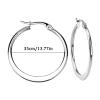 BTAKANPP Jewelry Cute Simple And Light Luxury Stainless Steel Ear Rings Circle Ear Accessories Jewelry Tassel (E, One Size) view 3
