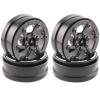 1.9" Aluminum Beadlock Wheel Rims 4PCS Carbon Fiber for 1/10 RC Crawler TRX4 Axial Capra SCX10 VS4-10 Gen8 Upgraded Carbon Fiber 1.9 Beadlock Wheel Rims view 1