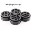 1.9" Aluminum Beadlock Wheel Rims 4PCS Carbon Fiber for 1/10 RC Crawler TRX4 Axial Capra SCX10 VS4-10 Gen8 Upgraded Carbon Fiber 1.9 Beadlock Wheel Rims view 3