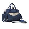 LIFKOME Handbag for Mom 5pcs Mommy Tote Bag Set Large Capacity Backpack Fashion Print view 3