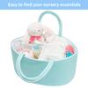 ABenkle Diaper Caddy Organizer, Boho Rustic Cotton Rope Nursery Baby Basket, Changing Table Organizer for Baby Diaper Storage and Baby Shower view 4