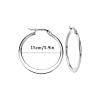 BTAKANPP Jewelry Cute Simple And Light Luxury Stainless Steel Ear Rings Circle Ear Accessories Jewelry Tassel (A, One Size) view 3