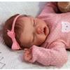 Anano 18Inch Reborn Baby Doll - Silicone Full Body Girl with Hand Rooted Hair, Open Mouth, Looks Like Reborn Babies (Classic) view 1