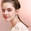 BTAKANPP Jewelry Cute Simple And Light Luxury Stainless Steel Ear Rings Circle Ear Accessories Jewelry Tassel (C, One Size) view 2