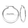 BTAKANPP Jewelry Cute Simple And Light Luxury Stainless Steel Ear Rings Circle Ear Accessories Jewelry Tassel (C, One Size) view 3