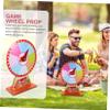 Alipis 1set Prize Wheel Stand Reusable Lottery for Parties Raffles and Events Interactive Game Prop Compact Design for Easy Storage and Fun Activities view 3