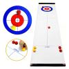atcdfuw Foldable Mini Curling Table Curling Ball Tabletop Curling Game For Kid Adult Family School Travel Tabletop Culing Game Desk Games For Office For Adults view 1