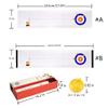 atcdfuw Foldable Mini Curling Table Curling Ball Tabletop Curling Game For Kid Adult Family School Travel Tabletop Culing Game Desk Games For Office For Adults view 2
