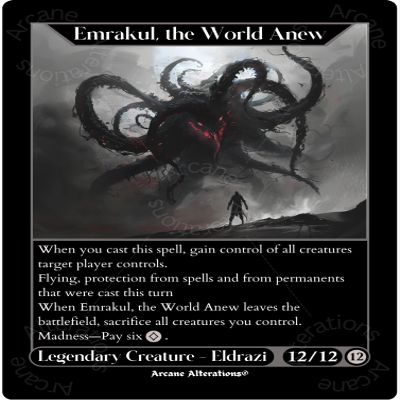 Emrakul, The World Anew - Altered Art Custom Proxy Cards