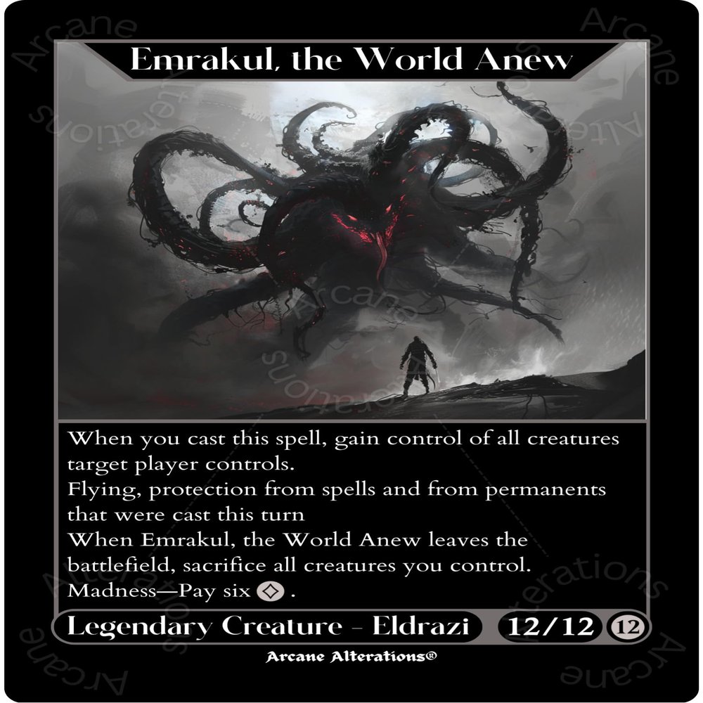 Emrakul, The World Anew - Altered Art Custom Proxy Cards