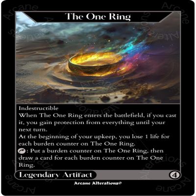 Arcane Alterations The One Ring - Altered Art Custom Proxy Cards