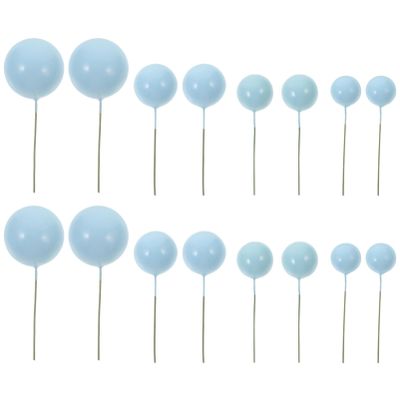 20pcs Balloons Cake Picks Cupcake Toppers for Birthday Parties Unique Decorative Ornaments for Cakes Desserts Events