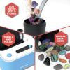 Discovery Rock Tumbler Deluxe Set  Stone Polishing Kit with Rocks, 4 Grits, Gem Case| STEM Science Project Kit for Kids & Beginners| Cool Toy for Boys & Girls Ages 8+ view 3