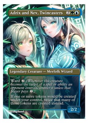 4x | Adrix and Nev, Twincasters | Anime | Full Art | Foil or Non-Foil (Foil)