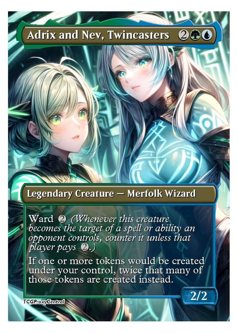 4x | Adrix and Nev, Twincasters | Anime | Full Art | Foil or Non-Foil (Foil)
