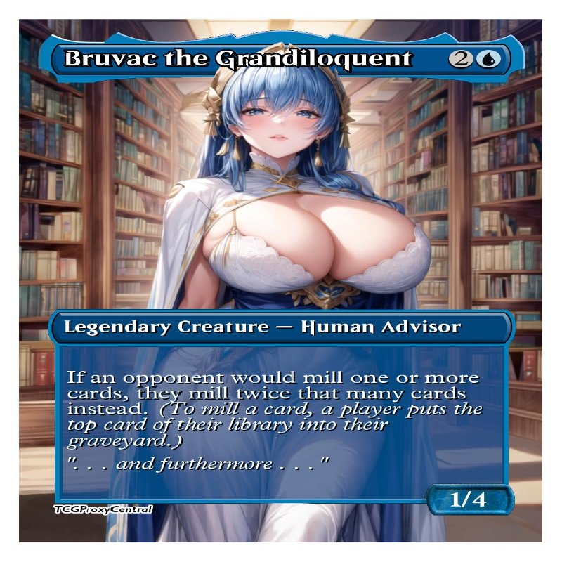 4x | Bruvac the Grandiloquent | Anime | Full Art | Foil or Non-Foil (Non Foil)