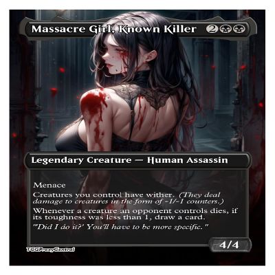 4x | Massacre Girl, Known Killer | Anime | Full Art | Foil or Non-Foil (Non Foil)
