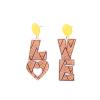 BTAKANPP Earring Packs Studs Letter Acrylic Earrings Studs Earrings Products Female Personality Simple Love (A, One Size), vNo1fVJh5 view 1