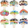 SANNIX 72Pcs Kindergarten Graduation Cupcake Toppers 2025 Kindergarten Graduation Cupcake Picks Decorations Preschool Cupcake Toppers for School Class Activity Grad Party (9 Design) view 1