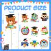 SANNIX 72Pcs Kindergarten Graduation Cupcake Toppers 2025 Kindergarten Graduation Cupcake Picks Decorations Preschool Cupcake Toppers for School Class Activity Grad Party (9 Design) view 2