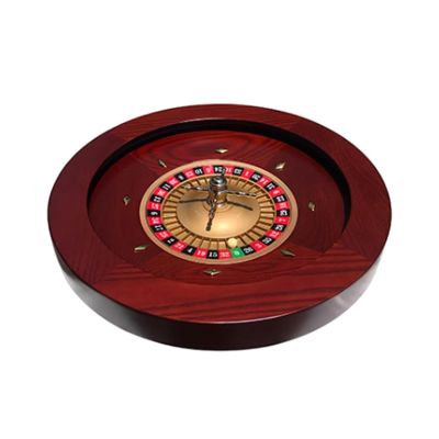 GeRRiT Roulette Sets Wooden Roulette Wheel Set with Single-Zero Layout Deluxe Precision Bearings Roulette Wheel Roulette Games for Game Night Party Games