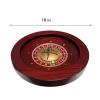 GeRRiT Roulette Sets Wooden Roulette Wheel Set with Single-Zero Layout Deluxe Precision Bearings Roulette Wheel Roulette Games for Game Night Party Games view 2