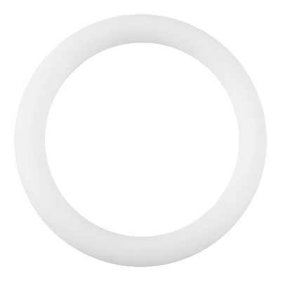 20pcs Silicone O Rings Baby Pacifier Clips, Soft Silicone Ring Attachment, Holder Soft Baby Relief Teether Holder Rings for Baby Show or Birthday (White)