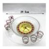 GeRRiT Roulette Sets Drinking Games Transparent Roulette Wheel Roulette Wheel Set with 6 Wine Glasses for Home Professional Use or Night Party, Party Game Party Games view 2