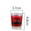 GeRRiT Roulette Sets Drinking Games Transparent Roulette Wheel Roulette Wheel Set with 6 Wine Glasses for Home Professional Use or Night Party, Party Game Party Games view 3