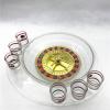GeRRiT Roulette Sets Drinking Games Transparent Roulette Wheel Roulette Wheel Set with 6 Wine Glasses for Home Professional Use or Night Party, Party Game Party Games view 4