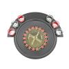 GeRRiT Roulette Sets Black Plastic Roulette Wheel Roulette Wheel Set with 2 Balls and 6 Shot Glasses Drinking Games Great for Family Game Night Party Games view 1
