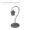 1:12 1:6 Scale Dollhouse Bird Shed Model, Fairy Garden Decoration Flower Decor, Aluminum Antique Finishing Simulation Doll House Decoration view 3