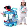 Liberry Doctor Kit for Toddlers Ages 2 3 4 5, Pretend Kids Doctor Playset with Cart, Costume and Stethoscope, Role Play Medical Toys Birthday Gift for Girls Boys (Green) view 1