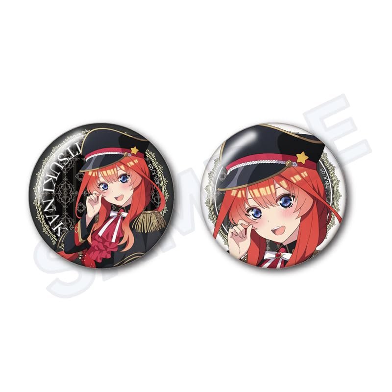 The Quintessential Quintuples of the Bride Nakano Satsuki Can Badge Set Military Lolita Ver.