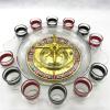 GeRRiT Roulette Sets Roulette Wheel Set with 12 Wine Glasses Professional Roulette Games Drinking Games for Adults Party for Game Night Party Games view 4
