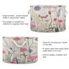 Flradish Ccolorful Flowers Cotton Rope Baske,20" X 20" X 14" Woven Baby Soft Waterproof Laundry Baskets with Handles,Toy Basket for Storage,Living Room,Toy,Blankets,Clothes view 3