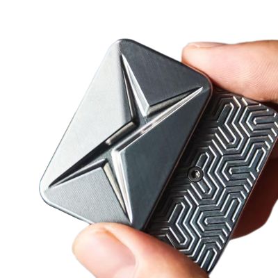 JUDIXY Lightning Infinite Fidget Slider Metal Magnetic Haptic Fidget Toys for Adults Anxiety/ADHD/Stress Relief