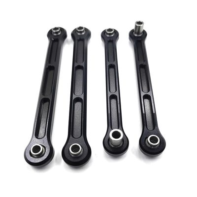 KEBEILEE CNC Alu7075 Fornt Turnbuckle Steering Tie Rod for LOSI DBXL-E DBXL 2.0 (Black)