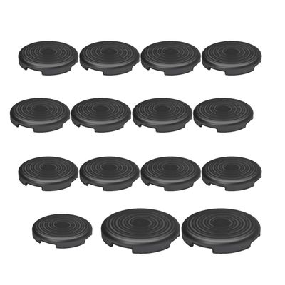 15pcs Punk Caps for Cherry MX & Kailh Switches (13pcs 24mm + 2pcs 30mm Black)