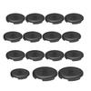 15pcs Punk Caps for Cherry MX & Kailh Switches (13pcs 24mm + 2pcs 30mm Black) view 1