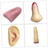 Abaodam 1set Prank Toy Realistic Simulation Finger Nose Ear and Eye Props for April Fool's Day and view 3