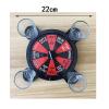 GeRRiT Roulette Sets Black Roulette Set with 4 Wine Glasses Very Smooth Spinning Action Turntable Drinking Games Roulette Shots for Game Night Party Games view 2