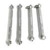 KEBEILEE CNC Alu7075 Fornt Turnbuckle Steering Tie Rod for LOSI DBXL-E DBXL 2.0 (Silver) view 2