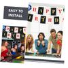UPKOCH 1set Poker Themed Happy Birthday Bunting Banner for Party Decorations Vibrant Hanging Decor for Unique Celebrations and Memorable Events view 3