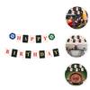 UPKOCH 1set Poker Themed Happy Birthday Bunting Banner for Party Decorations Vibrant Hanging Decor for Unique Celebrations and Memorable Events view 4