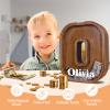 12" Custom Extra Large Wooden Letter Piggy Bank (Laser Engraved Name) Personalized Piggy Bank for Kids Boys Girls Customized Coin Bank Perfect Personalized Gift for Birthday and Festival-O Piggy Bank view 4