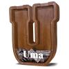 12" Custom Extra Large Wooden Letter Piggy Bank (Laser Engraved Name) Personalized Piggy Bank for Kids Boys Girls Customized Coin Bank Perfect Personalized Gift for Birthday and Festival-U Piggy Bank view 1